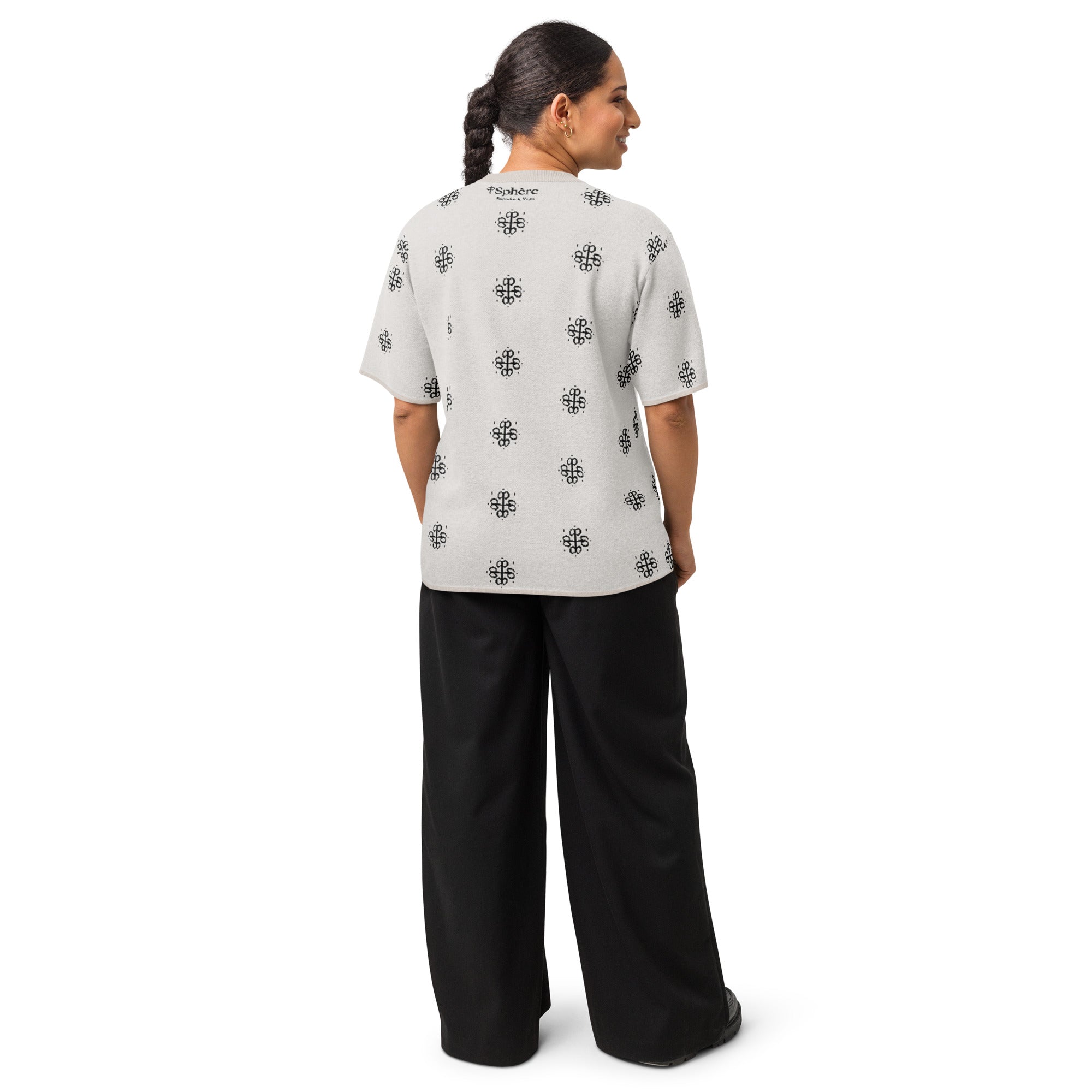 T-Shirt Tricoté Calcaire modèle Lioré