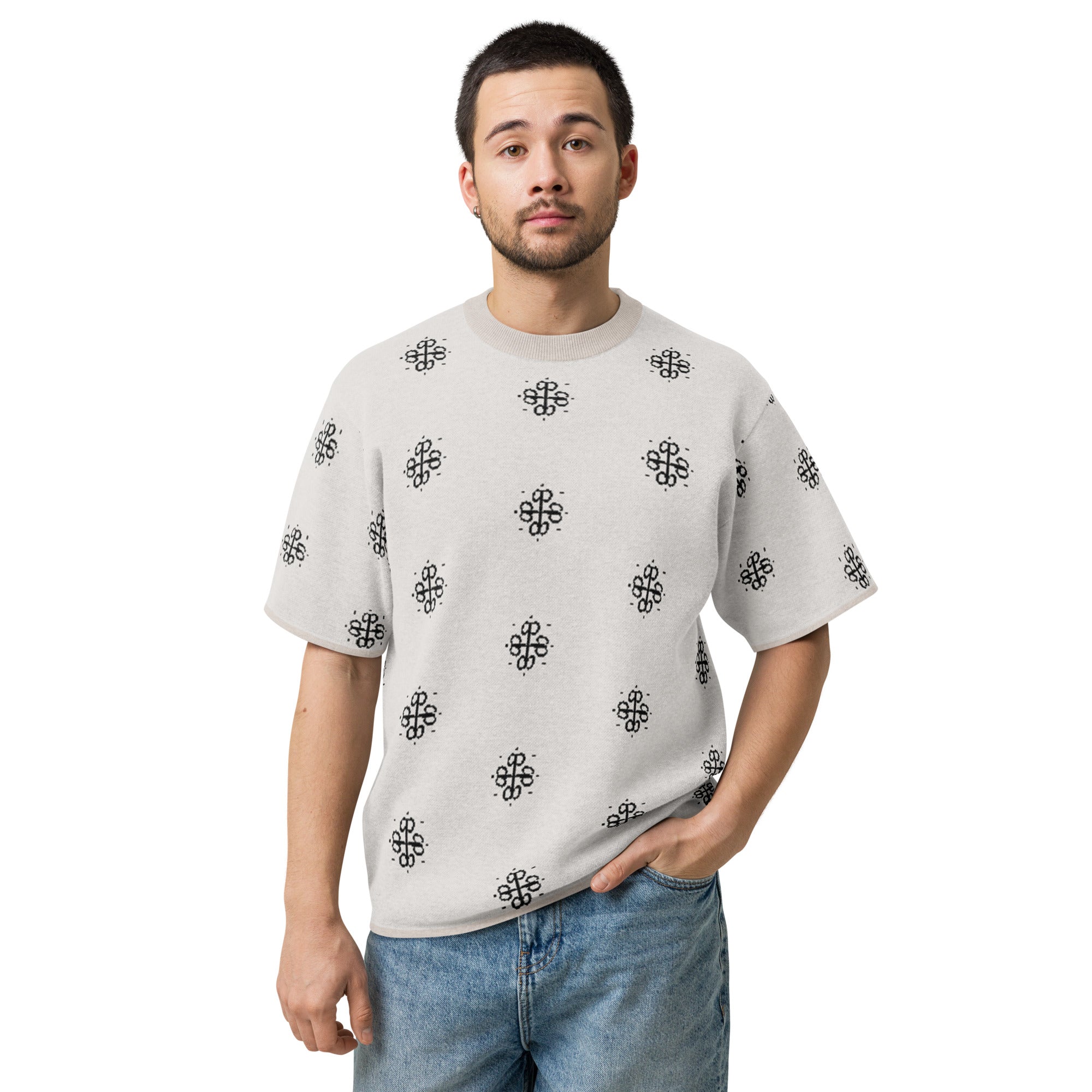 T-Shirt Tricoté Calcaire modèle Lioré