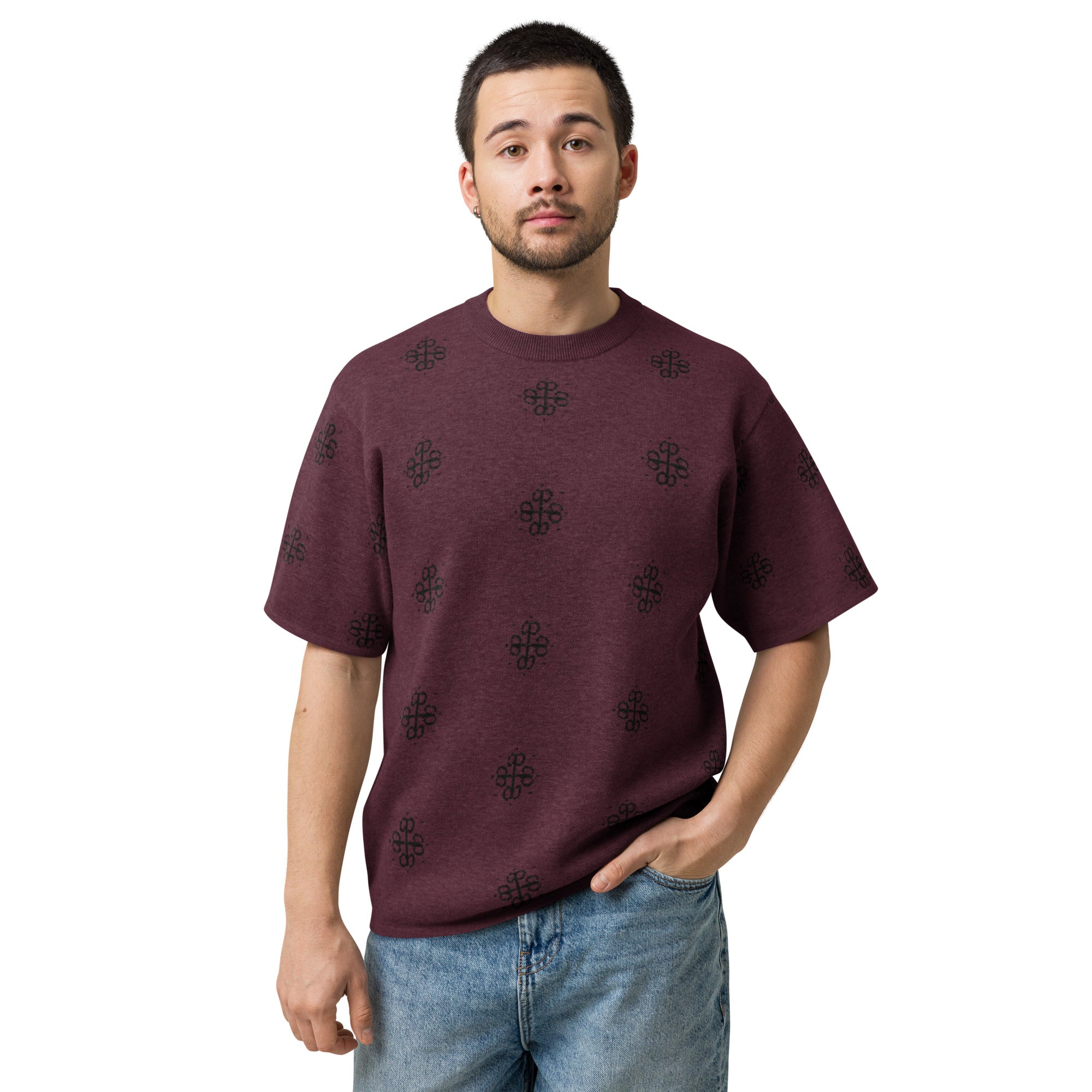 T-shirt en maille Vinombre, modèle Lioré